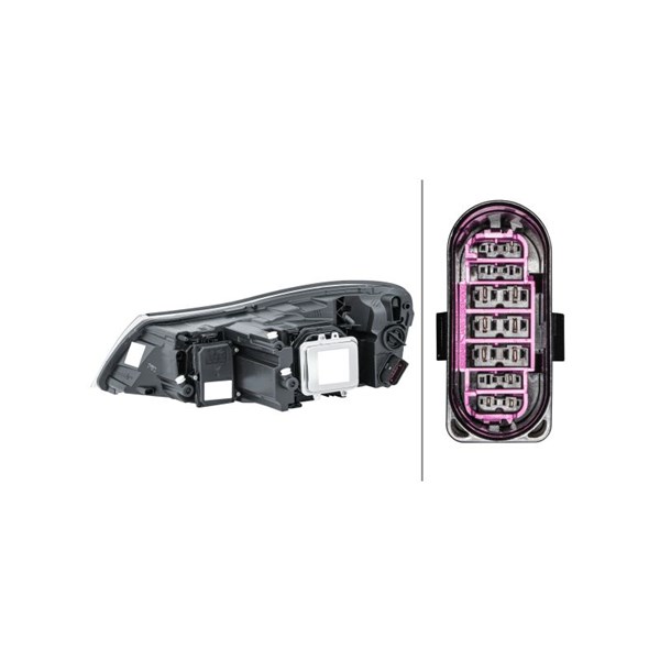 Strålkastare 12V, Höger Hella 1ZL 247 052-321 HELLA Strålkastare 12V, Höger Hella 1ZL 247 052-321 HELLA