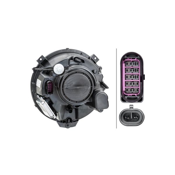 Strålkastare 12V, Höger, Vänster Hella 1ZS 271 531-111 HELLA