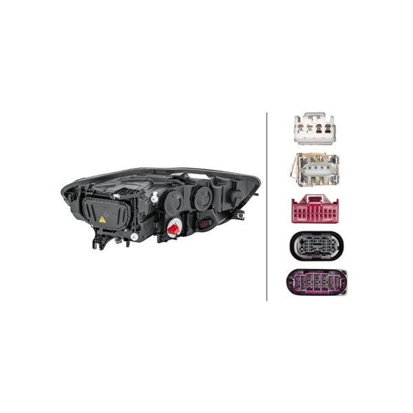 Strålkastare 12V, Vänster Hella 1ZT 011 150-311 HELLA Strålkastare 12V, Vänster Hella 1ZT 011 150-311 HELLA