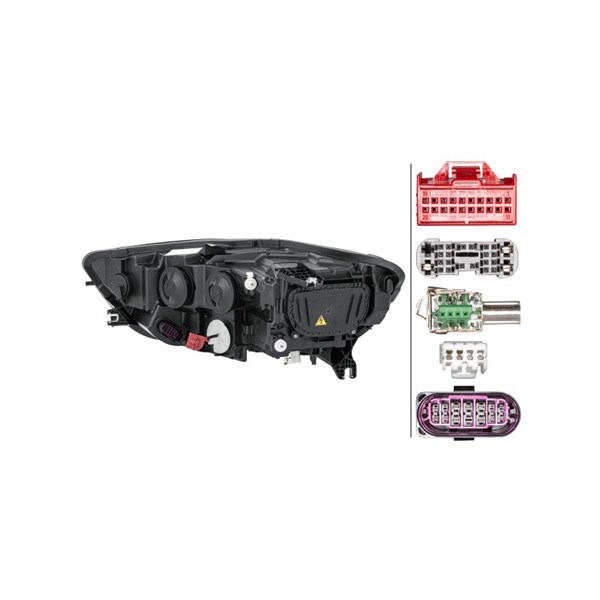 Strålkastare 12V, Höger Hella 1ZT 011 150-321 HELLA Strålkastare 12V, Höger Hella 1ZT 011 150-321 HELLA