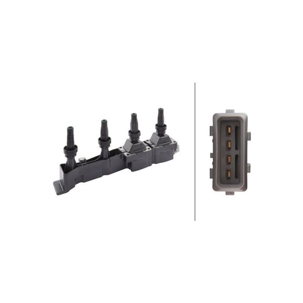 Tändspole 12V Hella 5DA 193 175-731 HELLA