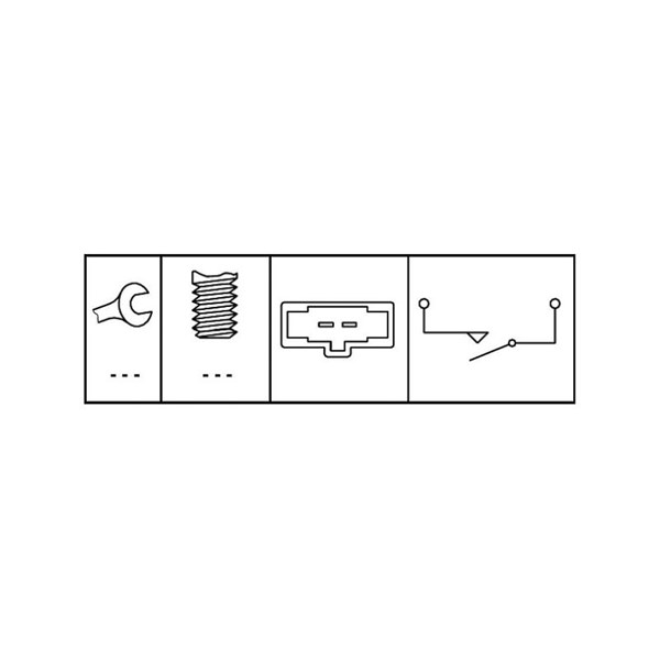 Kontakt, kopplingsstyrning 12V Hella 6DD 008 622-701 HELLA