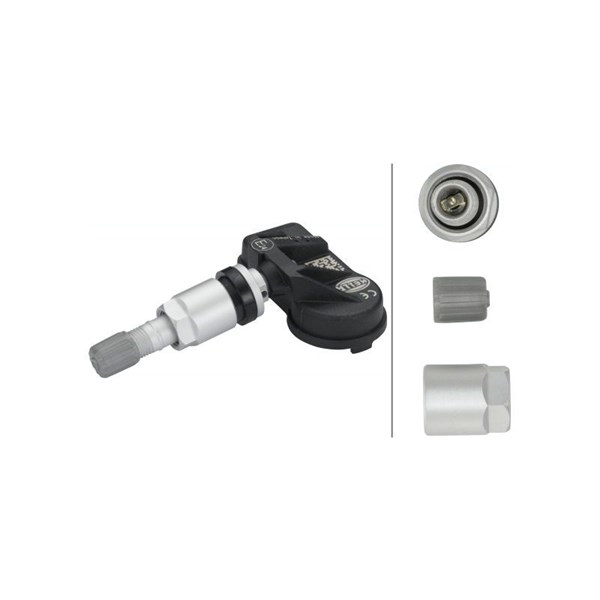 Hjulsensor, däcktryckskontrollsystem (TPMS) Hella 6PP 358 139-511 HELLA
