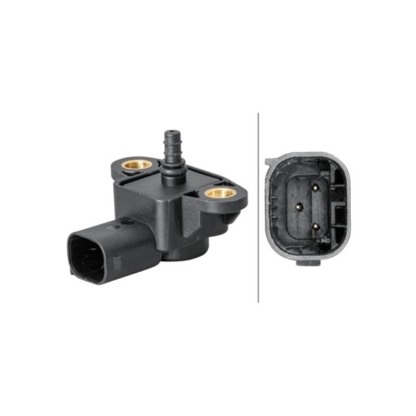 Map Sensor, Bak, Luftfilterhus Hella 6PP 358 152-061 HELLA