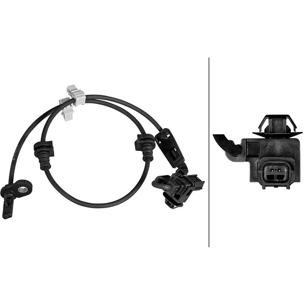 ABS-givare, Sensor, hjulvarvtal, framaxel vänster Hella 6PU 358 2 HELLA ABS-givare, Sensor, hjulvarvtal, framaxel vänster Hella 6PU 358 2 HELLA