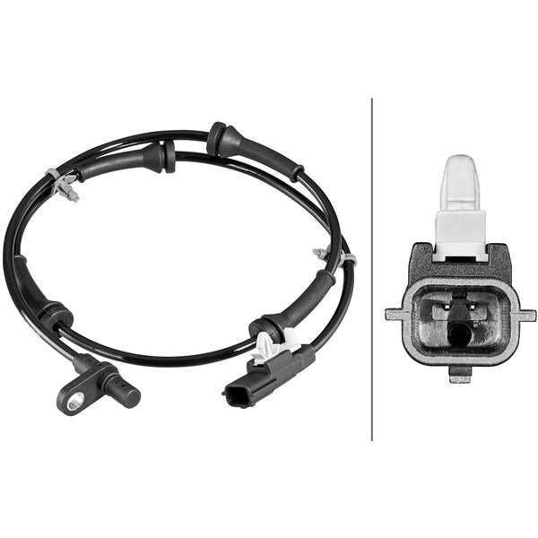 ABS-givare, Sensor, hjulvarvtal, Bakaxel, Bakaxel vänster Hella 6 HELLA ABS-givare, Sensor, hjulvarvtal, Bakaxel, Bakaxel vänster Hella 6 HELLA