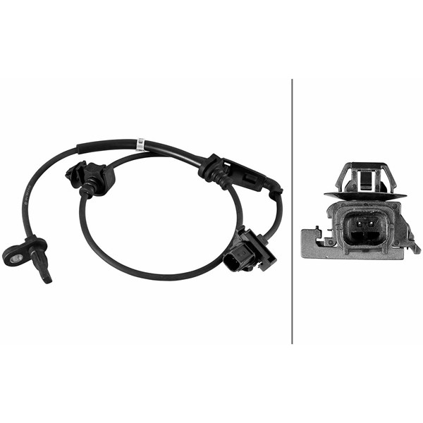 ABS-givare, Sensor, hjulvarvtal, framaxel höger Hella 6PU 358 219 HELLA ABS-givare, Sensor, hjulvarvtal, framaxel höger Hella 6PU 358 219 HELLA