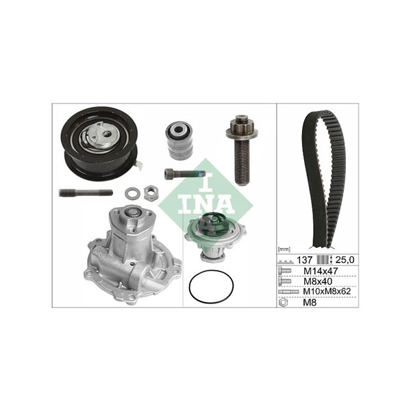 Kamremskit med vattenpump Ina 530 0377 31 INA