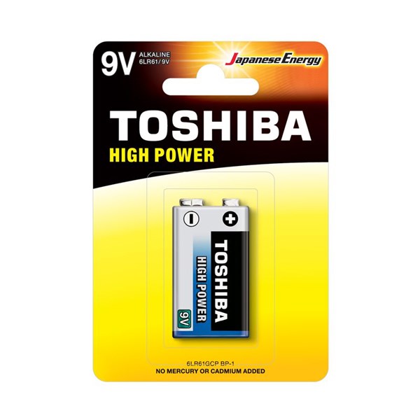 6LR61 Alkaline High Power Battery, Universal