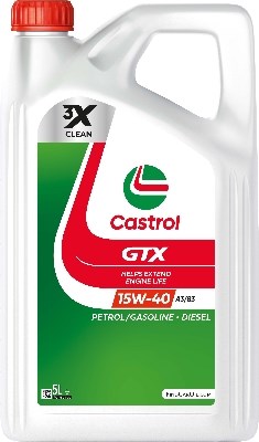 Motorolja CASTROL GTX A3/B3 15W-40, 5L Castrol 15F629 CASTROL