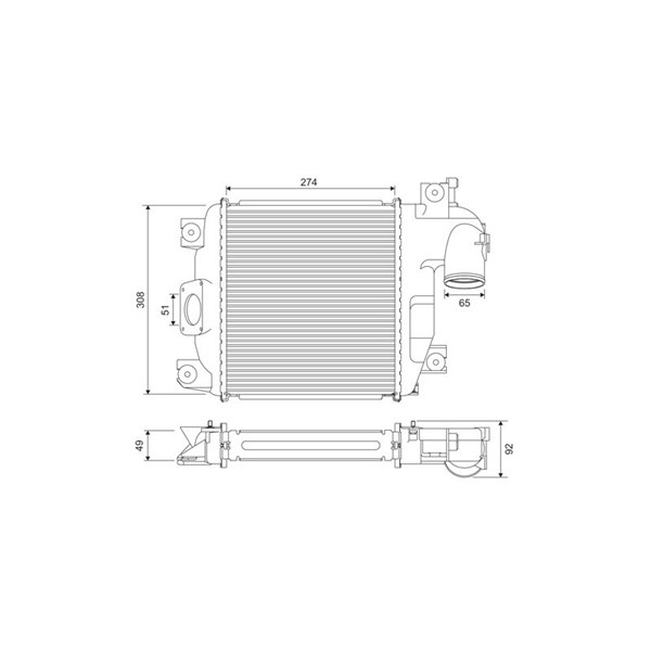 Intercooler Valeo 818321 VALEO