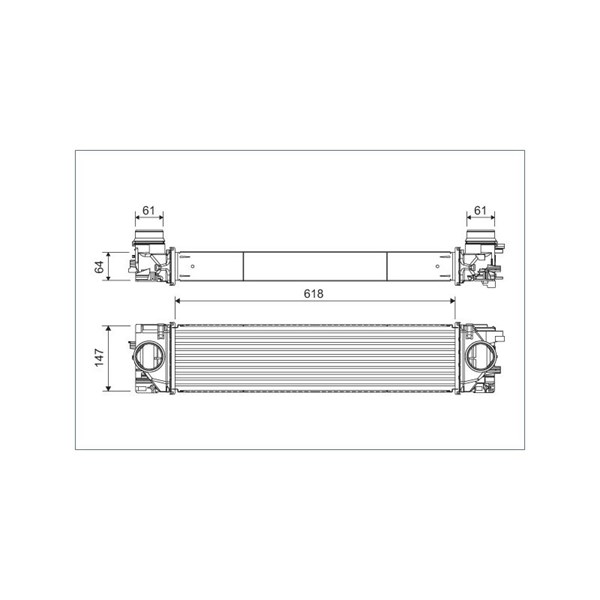 Intercooler Valeo 822931 VALEO