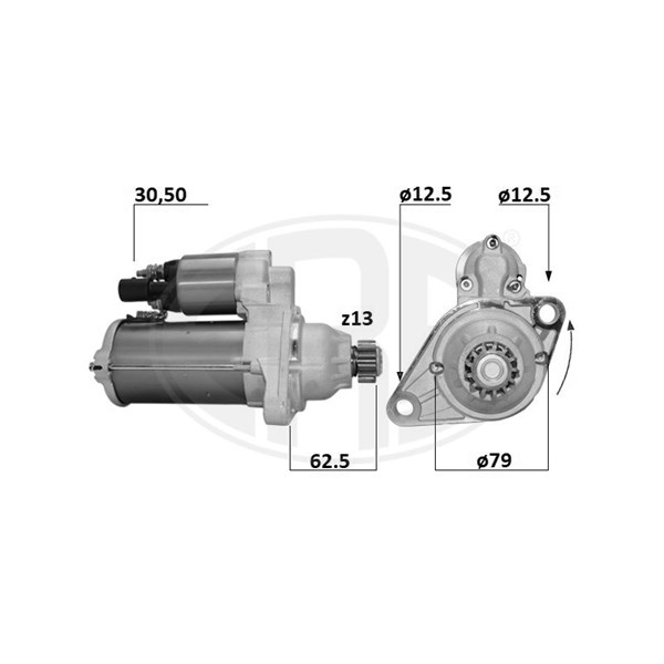 Startmotor 12V