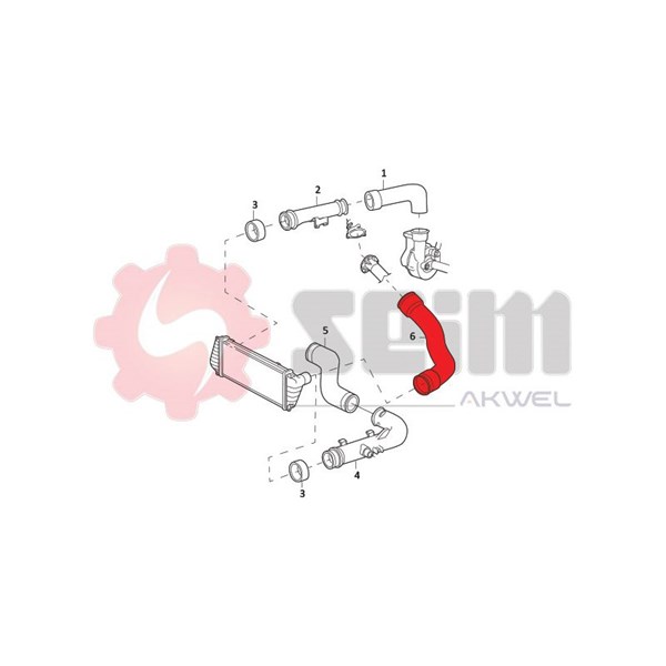 Laddluftslang Seim 981964 SEIM