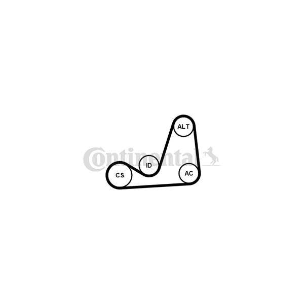 Drivremsats Contitech 6PK1075K1 CONTITECH Drivremsats Contitech 6PK1075K1 CONTITECH