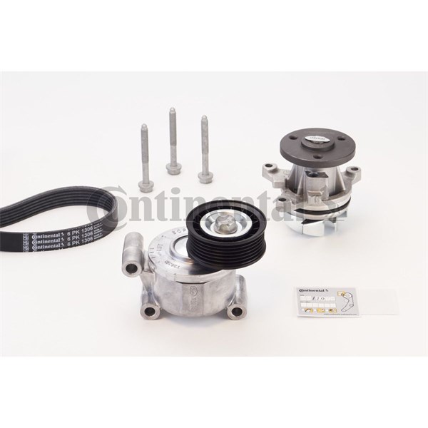 Vattenpump + spårremssats Contitech 6PK1306WP1 CONTITECH