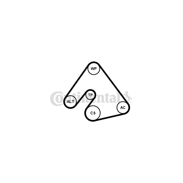Drivremsats Contitech 6PK1400K1 CONTITECH