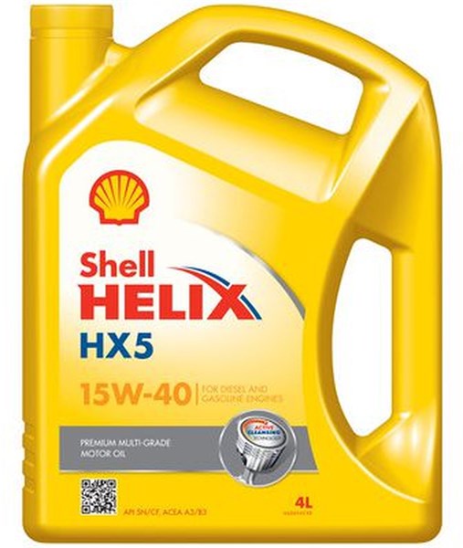 Motorolja SHELL Helix HX5 15W-40, 4L SHELL