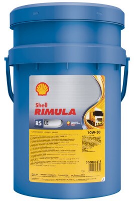Motorolja SHELL Rimula R5 LE 10W-30 E9, 20L Shell 550047311 SHELL