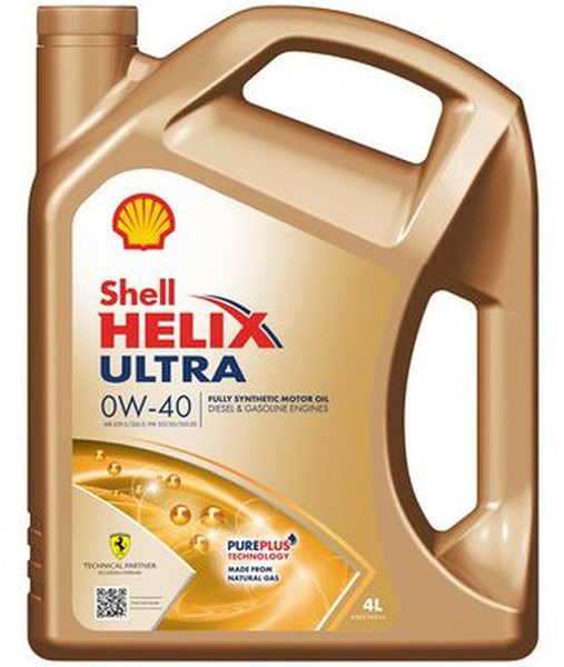 Motorolja SHELL Helix Ultra 0W-40, 4L SHELL