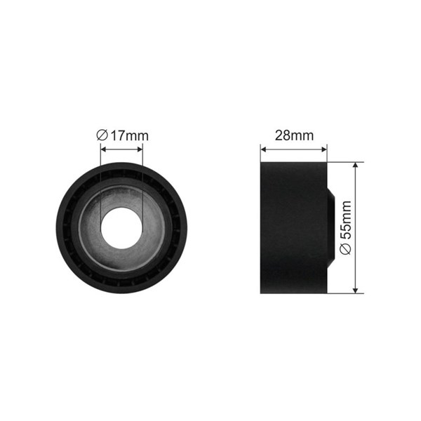 Styrrulle, drivrem Nty RNK-AU-030 NTY