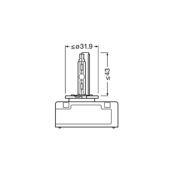 Glödlampa OSRAM XENARC ORIGINAL D5S, PK32d-7 12V Osram 66540 OSRAM