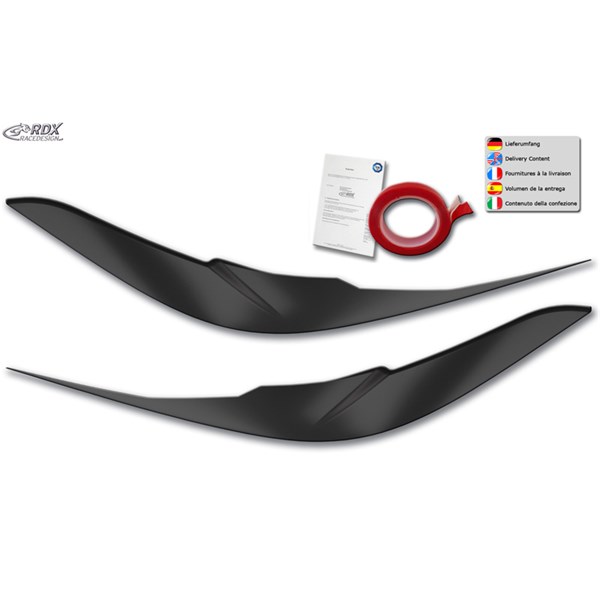 Strålkastarspoiler BMW X2 F39 2017-2023 RDX Racedesign Strålkastarspoiler BMW X2 F39 2017-2023 RDX Racedesign