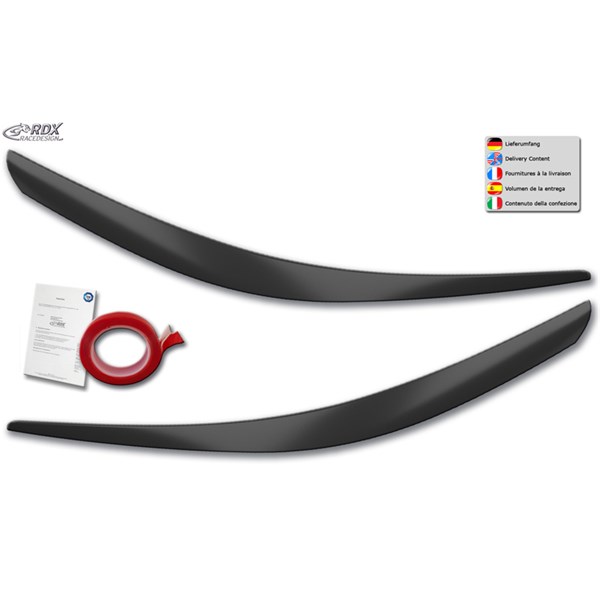 Strålkastarspoiler Kia Niro, e-Niro & Niro Plus 2016-2022 Rdx rac RDX Racedesign Strålkastarspoiler Kia Niro, e-Niro & Niro Plus 2016-2022 Rdx rac RDX Racedesign