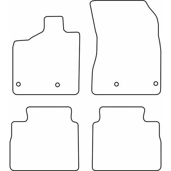 Textilmatta, kupé Nissan X-Trail IV (T33) excl. e-Power, Fram ell AutoStyle