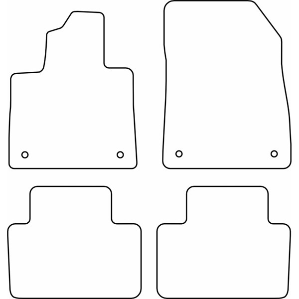 Textilmatta, kupé Volvo EX30, Fram eller bak AutoStyle Textilmatta, kupé Volvo EX30, Fram eller bak AutoStyle