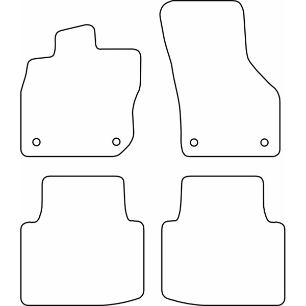 Textilmatta, kupé Volkswagen Passat (CJ5) Variant, Fram eller bak AutoStyle Textilmatta, kupé Volkswagen Passat (CJ5) Variant, Fram eller bak AutoStyle