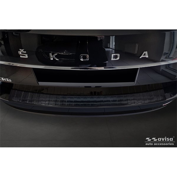 Övertäck, Stötfångare Skoda Superb III Combi &FL 2015-19-24, Bak