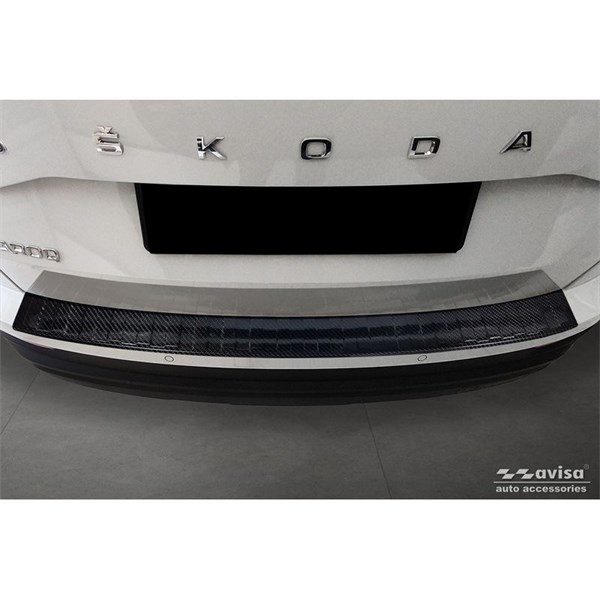 Övertäck, Stötfångare Skoda Karoq FL 2022- incl. Sportline, Bak