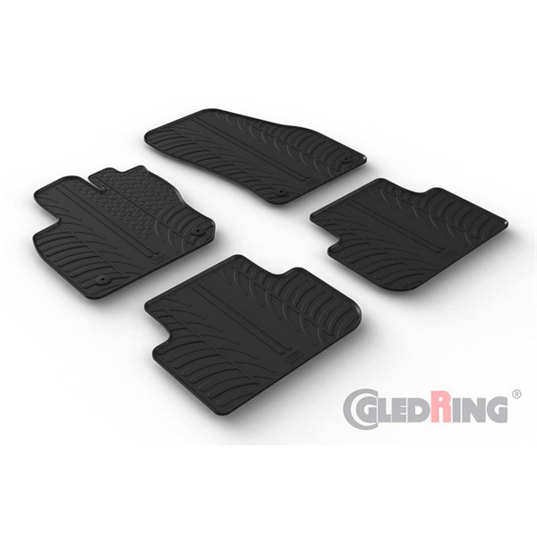 Gummimatta, kupé Volkswagen Tiguan III (CT1) 2024-, Fram eller ba GledRing