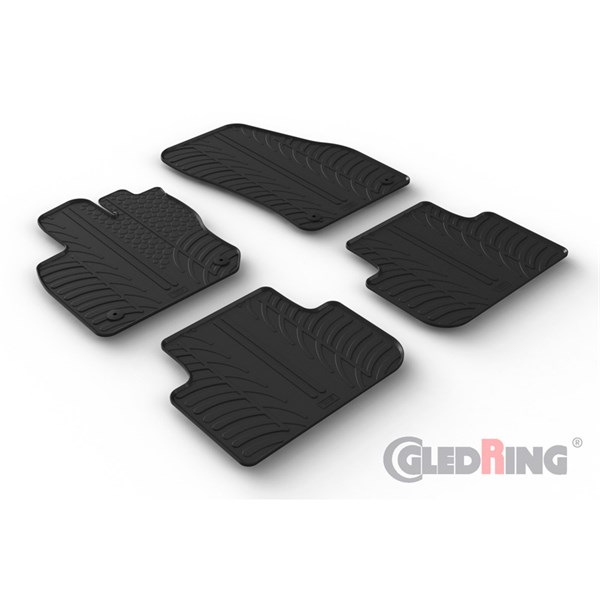 Gummimatta, kupé Volkswagen Tiguan III (CT1) 2024-, Fram eller ba GledRing