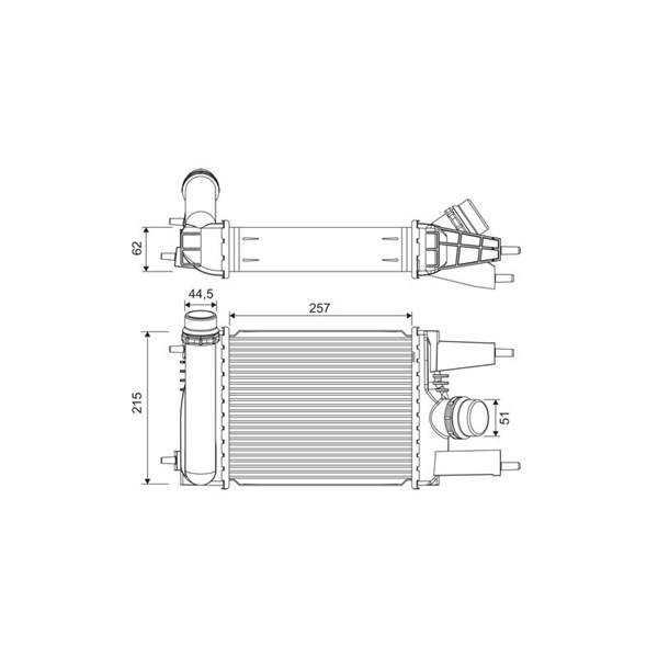 Intercooler Valeo 822916 VALEO