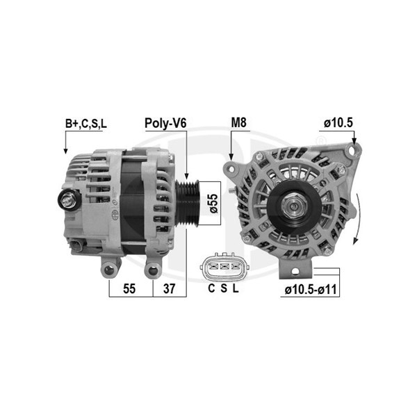 Generator 14V 130A
