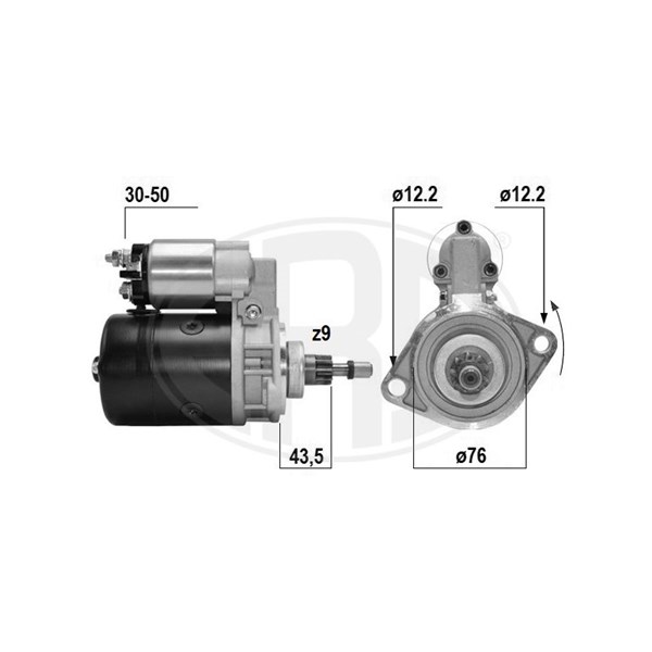 Startmotor 12V