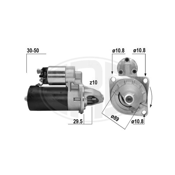 Startmotor 12V