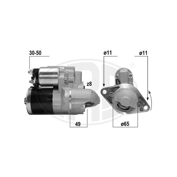 Startmotor 12V