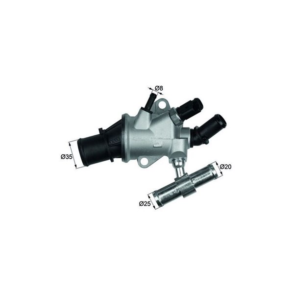 Termostat, kylvätska Mahle TI 157 88 MAHLE