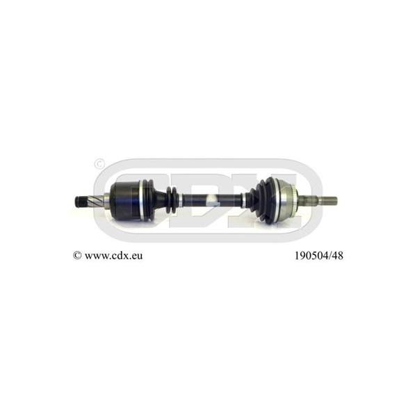 Drivaxel, framaxel vänster Cdx 190504/48 CDX