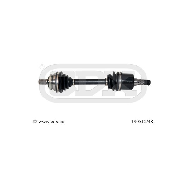 Drivaxel, framaxel vänster Cdx 190512/48 CDX