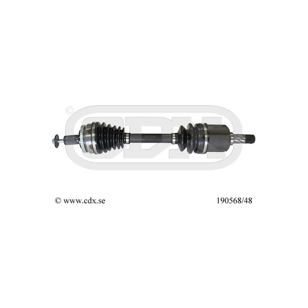 Drivaxel, framaxel vänster CDX