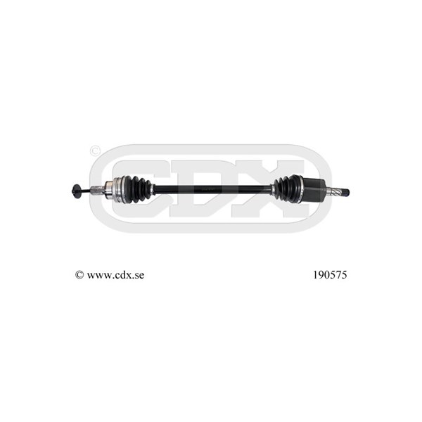 Drivaxel, Bakaxel, båda sidor Cdx 190575 CDX Drivaxel, Bakaxel, båda sidor Cdx 190575 CDX