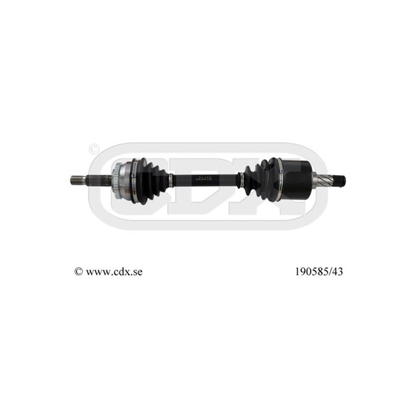 Drivaxel, framaxel vänster Cdx 190585/43 CDX