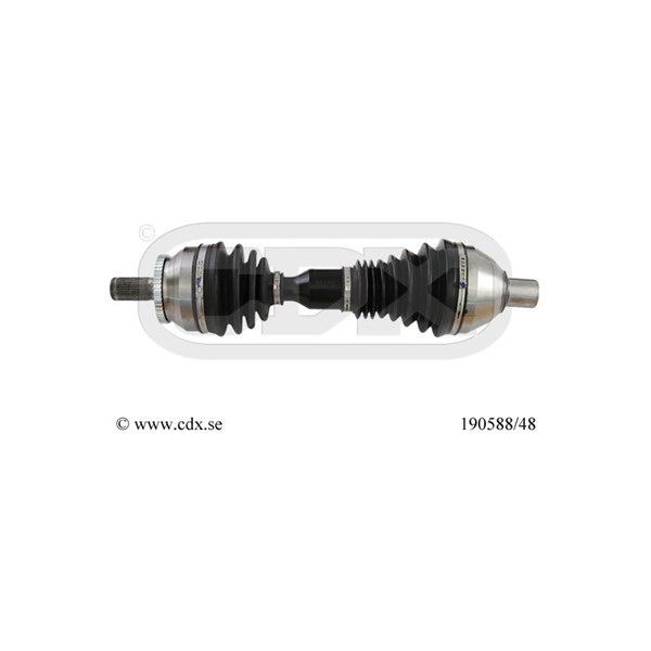 Drivaxel, framaxel vänster Cdx 190588/48 CDX