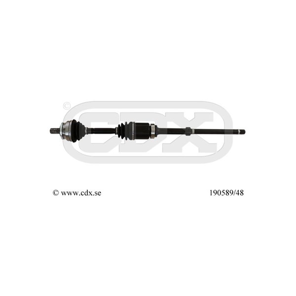 Drivaxel, framaxel höger Cdx 190589/48 CDX