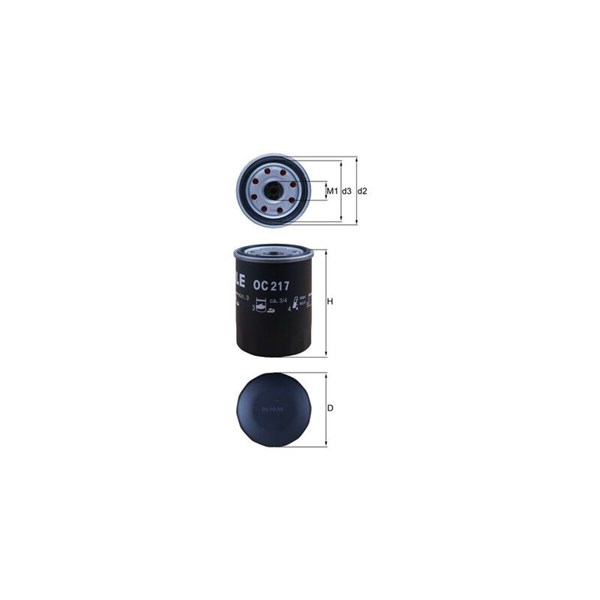 Oljefilter Knecht OC 217 KNECHT