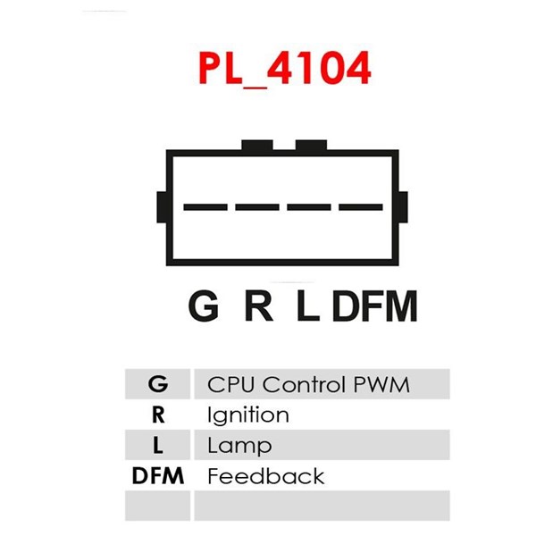 Generatorregulator 12V As-pl ARE5109 AS-PL Generatorregulator 12V As-pl ARE5109 AS-PL